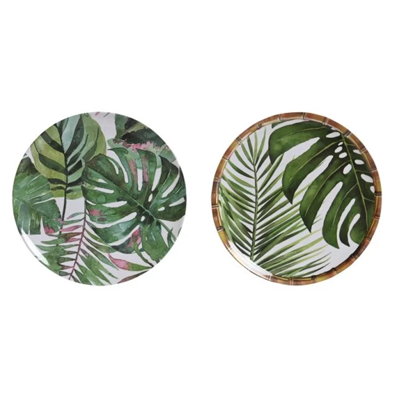 Tányér leveles 20x20x1 cm 2 féle