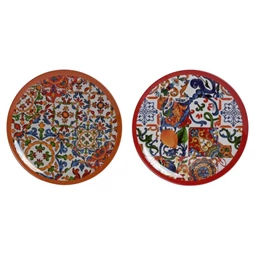 Tányér mintás 20,2x20,2x0,5 cm 2 féle