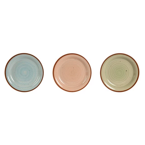 Tányér 18,5x18,5x2,5 cm 3 féle