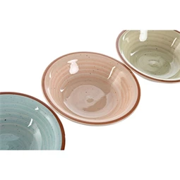 Tányér 21,5x21,5x5,5 cm 3 féle