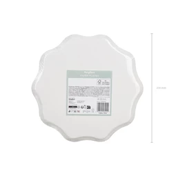 Tányérok kockás 23 cm mix S/6