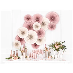 Papírtányér pöttyös fehér 18 cm S/6