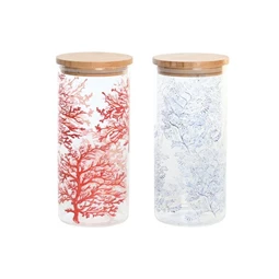 Tároló 10x10x22 cm 1400 ml 2 féle