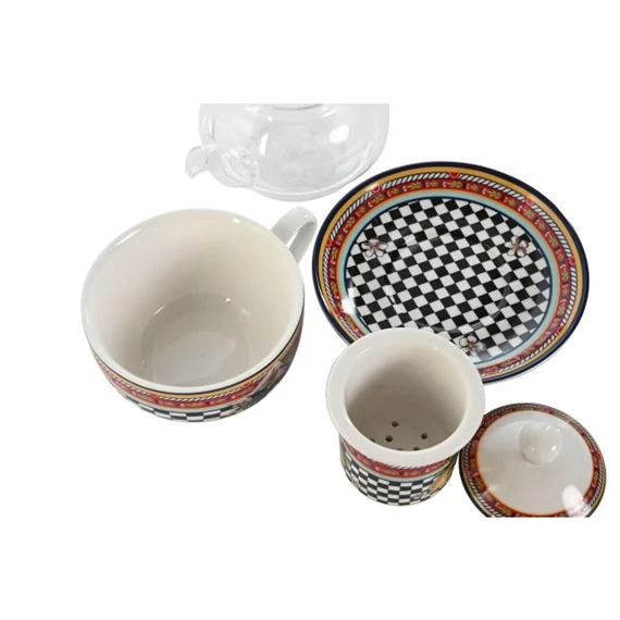 Teáscsésze citrom mintás 1000 ml 16,5x13,5x14,5 cm 4 féle