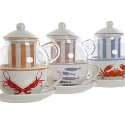 Teáskanna szett 16,5x13,5x14 cm 3 féle S/3