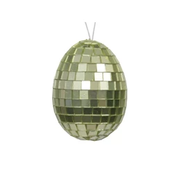 Tojás akasztós, tükörmozaikkal 6 cm S/6