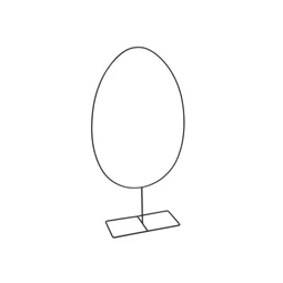 Tojás álló 32x12x62 cm