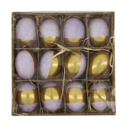 Tojás igazi, akasztós 19,2x19,2x5,1 cm S/12