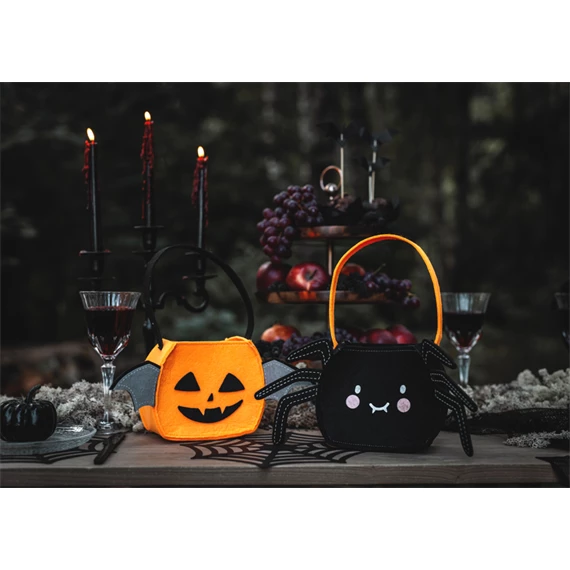 Tök édesség tartó táska narancs