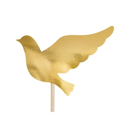 Tortadísz elsőáldozás arany 31,5 cm S/6