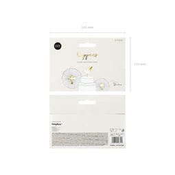 Tortadísz elsőáldozás arany 31,5 cm S/6