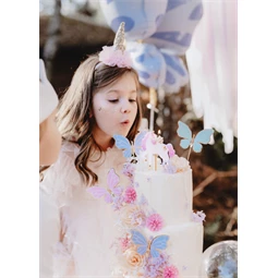 Tortadísz pillangók 9 x 6,5 cm mix S/9