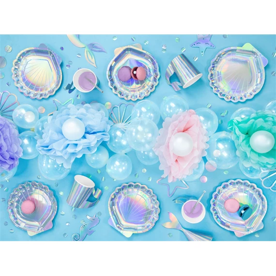 Tortadísz sellő irizáló 24,5 cm S/3