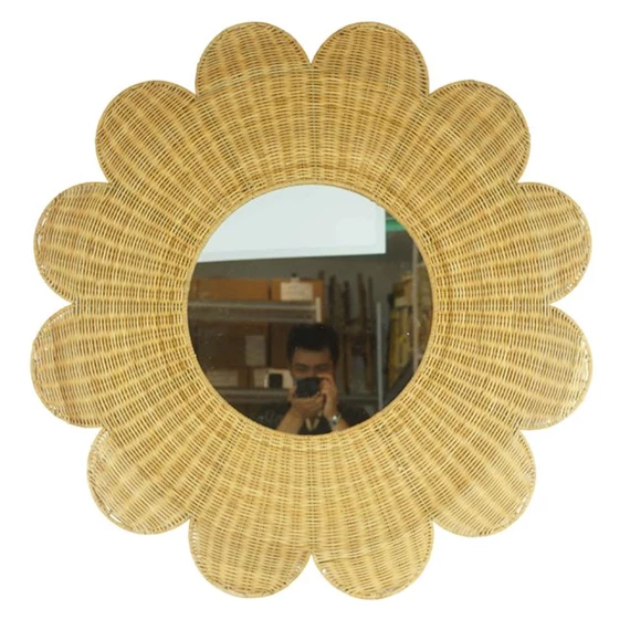 Tükör, virág 98x1x98 cm