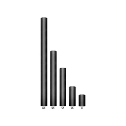 Tüll sima fekete 0,15 cm x 9 m
