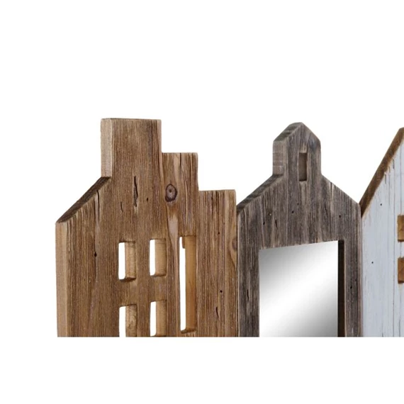 Újságtartó házakkal 57x10x40 cm