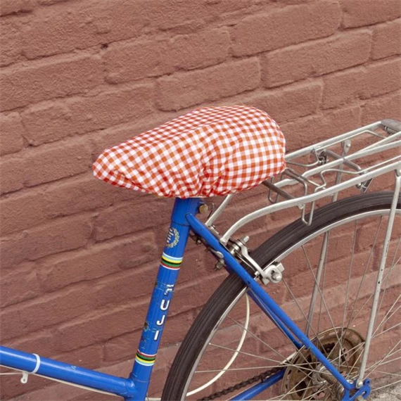 Üléshuzat kerékpárra, gingham kockás