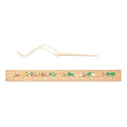 Ültetőbot és vonalzó 30,4x3,2x6 cm