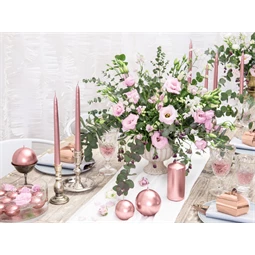 Úszógyertya korong fémes rózsaarany 4 cm S/50