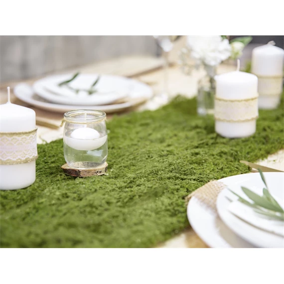 Úszógyertya korong matt fehér 5 cm S/10