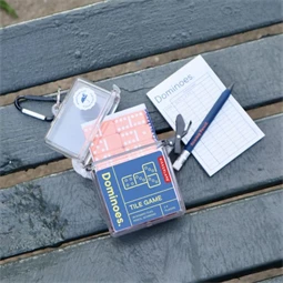 Utazó dominó szett 9,5x12x3,5 cm