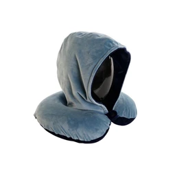 Utazópárna kapucnis 30x10x32 cm