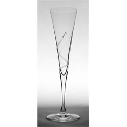 Pezsgős pohár Swarovski kristállyal 120 ml 23x6 cm S/6