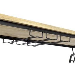 Kisasztal bortartóval motoros 155x56,5x96,5 cm