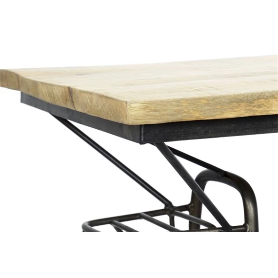 Kisasztal bortartóval motoros 155x56,5x96,5 cm