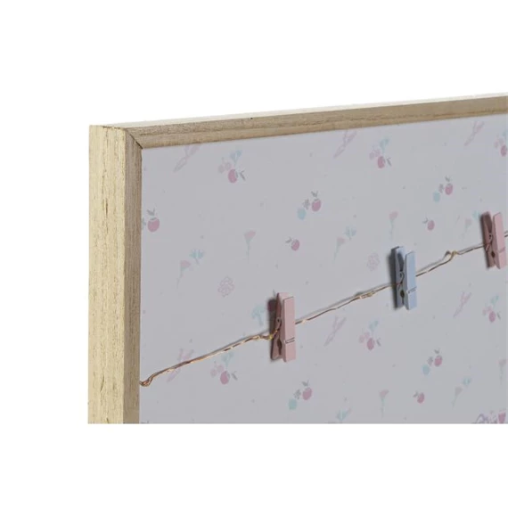 Üzenőtábla nyulakkal, LED-es 40x40x3 cm