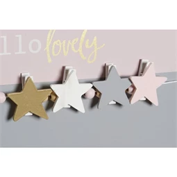 Üzenőtábla csillagokkal 40x1x24 cm