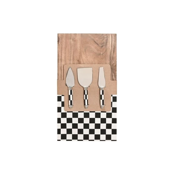 Vágódeszka szett 20x38x1,5 cm S/4