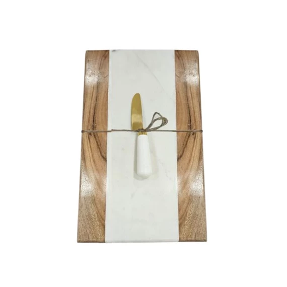 Vágódeszka szett 38x23x2 cm S/2