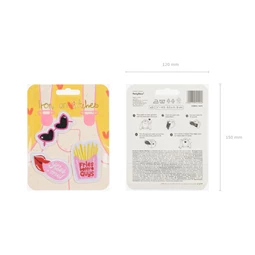 Vasalható matrica kiss me, mix, 4,5-6,5x3-6 cm S/3