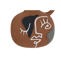 Váza arccal 11,9x11,7x14,7 cm