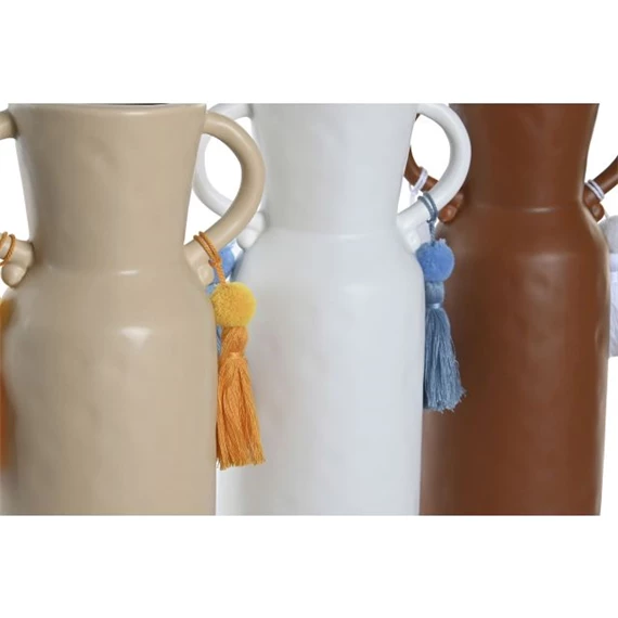 Váza bojtos 13,3x10x30 cm 3 féle