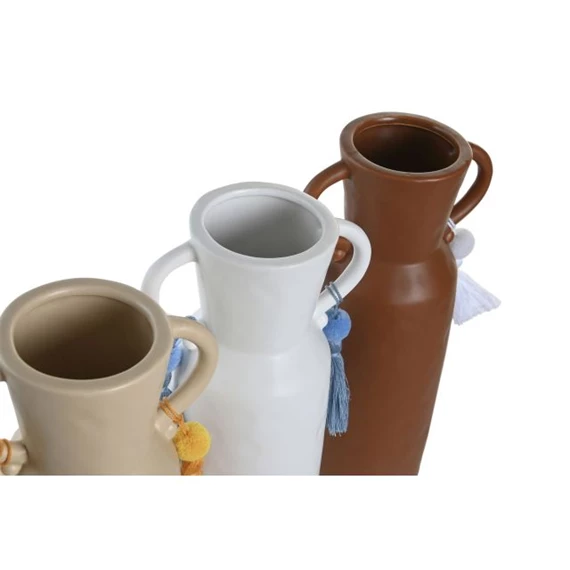 Váza bojtos 13,3x10x30 cm 3 féle