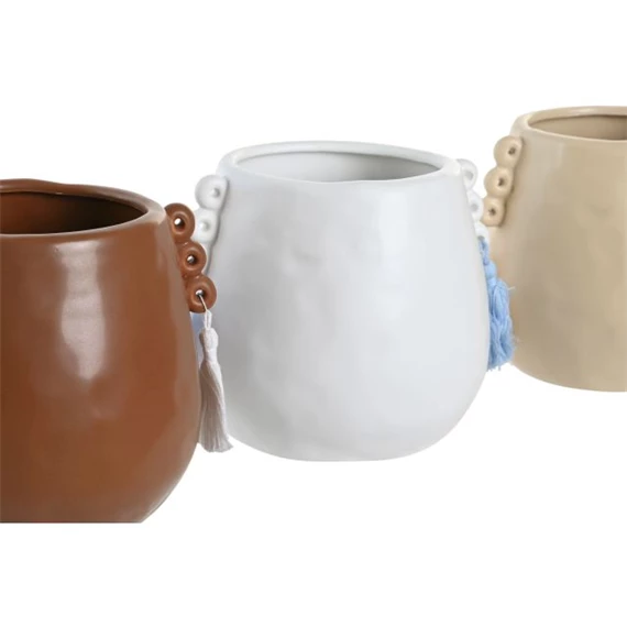 Váza bojtos 15x13,5x12,5 cm 3 féle