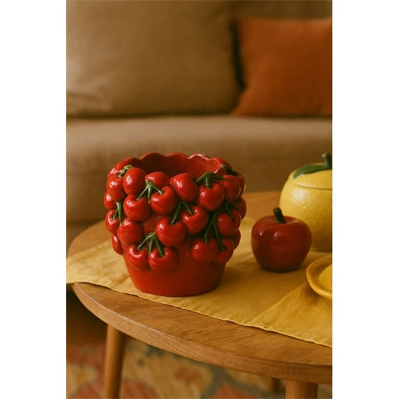 Váza cseresznye 15x15x15 cm