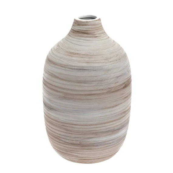 Váza csíkos 14x22,5 cm