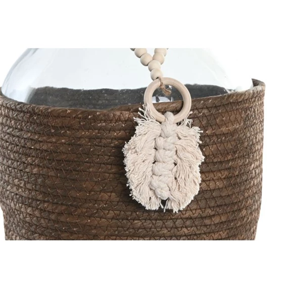 Váza fonott borítással 26x26x39 cm