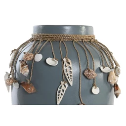 Váza kagylókkal 20x20x26 cm 2 féle