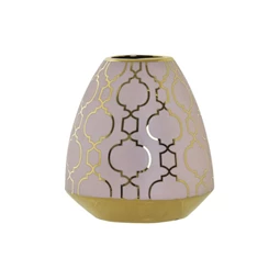 Váza krómozott 16x16x18 cm