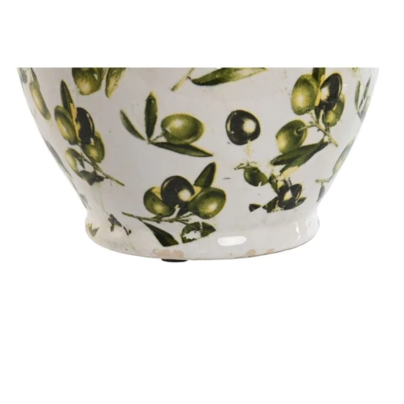 Váza levél mintás 17x17x22 cm