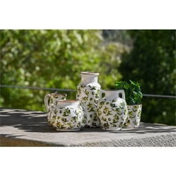 Váza levél mintás 21x20x16 cm