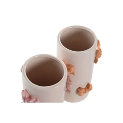 Váza masnikkal 13x13x22 cm 2 féle