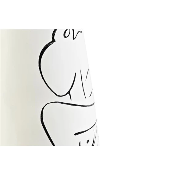 Váza absztrakt nő mintával 30x30x94 cm