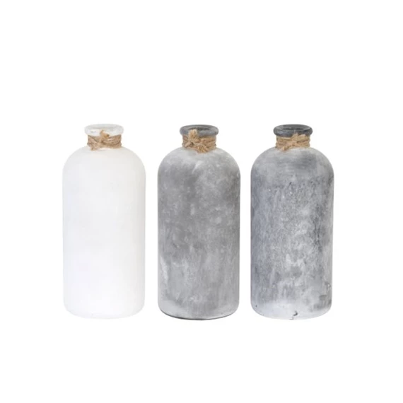 Váza 11x11x25 cm 3 féle