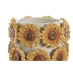 Váza virágokkal 19x19x30 cm