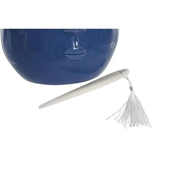 Váza arccal, tengeri 14,5x11x16,7 cm